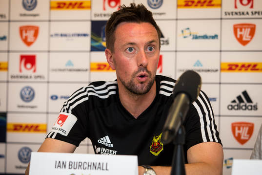 Östersunds tränare Ian Burchnall