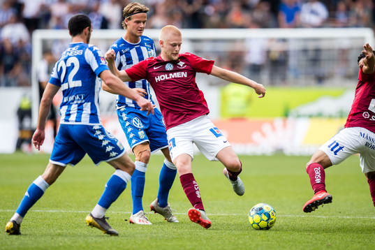 IFK Göteborgs Giorgi Kharaishvili och August Erlingmark
