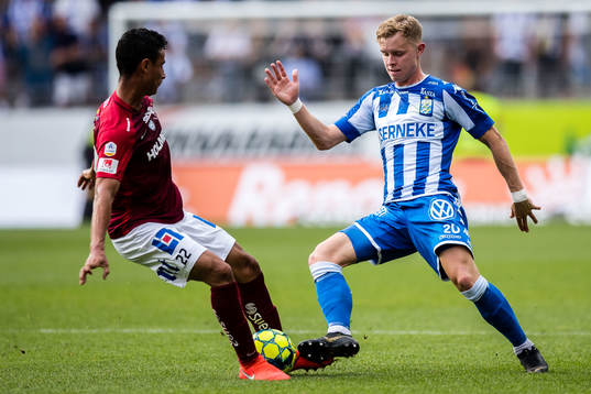 IFK Norrköpings Ian Smith och IFK Göteborgs Victor