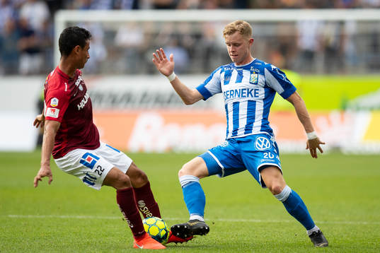 IFK Norrköpings Ian Smith mot IFK Göteborgs Victor