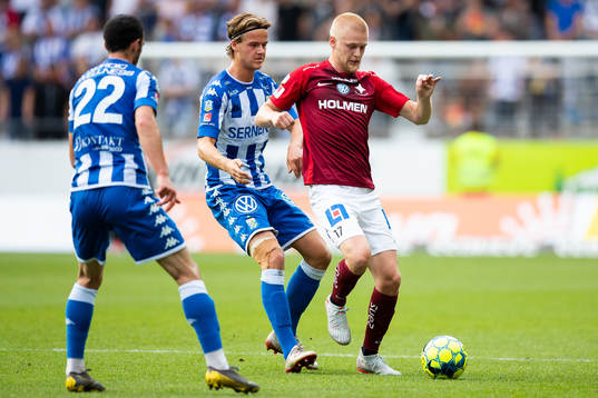 IFK Göteborgs August Erlingmark och Giorgi Kharaishvili
