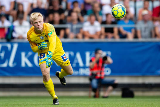 IFK Norrköpings målvakt Isak Pettersson