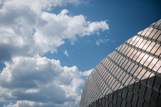 Exteriör av Tele2 Arena