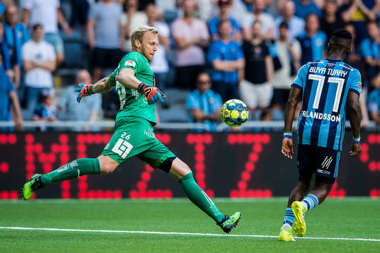 Häckens målvakt Peter Abrahamsson