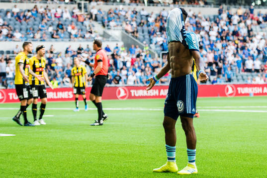 Djurgårdens Mohamed Buya Turay deppar