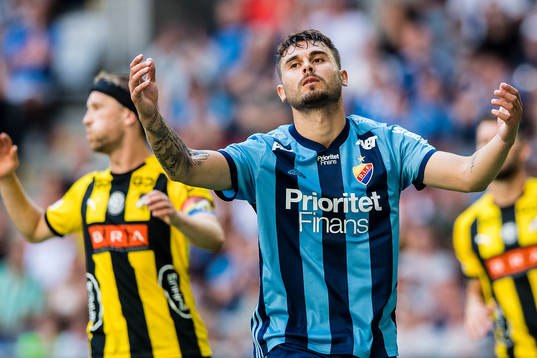 Djurgårdens Astrit Ajdarevic deppar