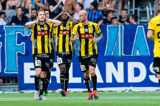 Häckens Erik Friberg och Kizito Kwame deppar