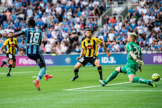 Djurgårdens Edward Chilufya gör 2-0