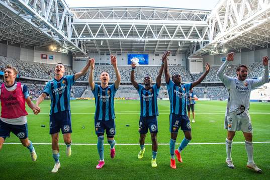 Djurgårdens Haris Radetinac, Fredrik Ulvestad, Mohamed