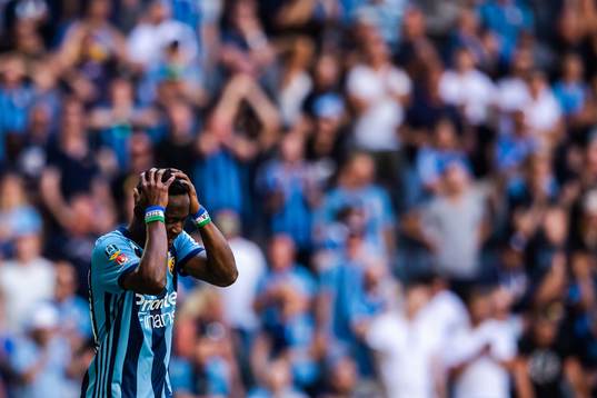 Djurgårdens Mohamed Buya Turay deppar