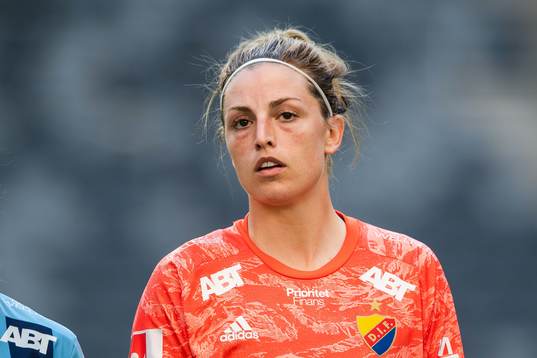 Djurgårdens målvakt Jennifer Pelley