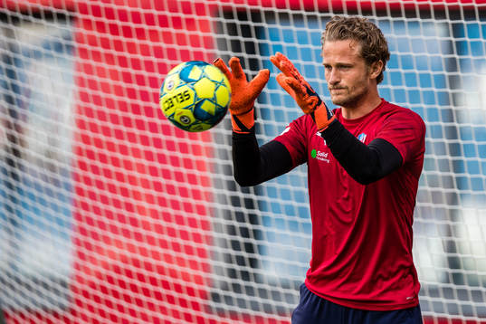 Helsingborgs målvakt Anders Lindegaard