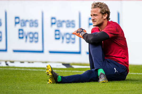Helsingborgs målvakt Anders Lindegaard