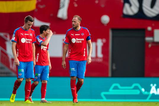 Helsingborgs Adam Eriksson och Andreas Granqvist deppar