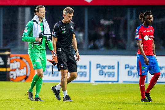 Helsingborgs målvakt Anders Lindegaard, målvaktstränare