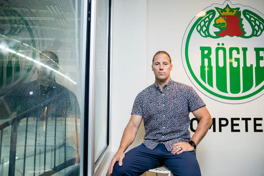 Rögles sportchef Chris Abbott