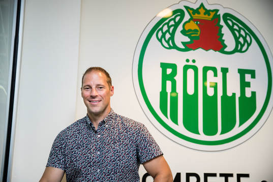 Rögles sportchef Chris Abbott