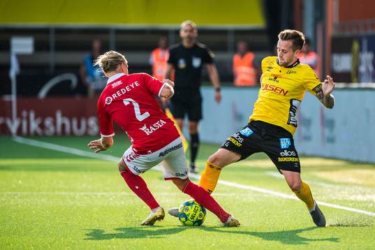 Elfsborgs Rasmus Alm och Kalmars Henrik Löfkvist