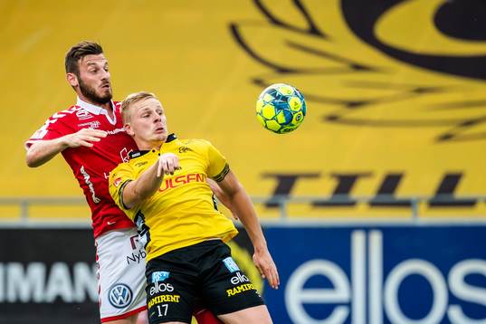 Kalmars Fidan Aliti och Elfsborgs Per Frick