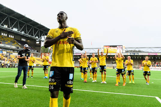 Elfsborgs Marokhy Ndione tackar supportrarna