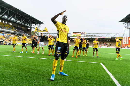 Elfsborgs Marokhy Ndione tackar supportrarna