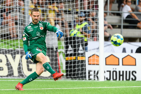 Kalmars målvakt Lucas Hägg-Johansson