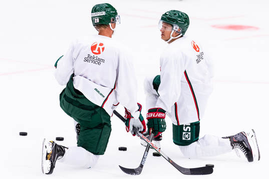 Frölundas Johan Sundström och Rhett Rakshani