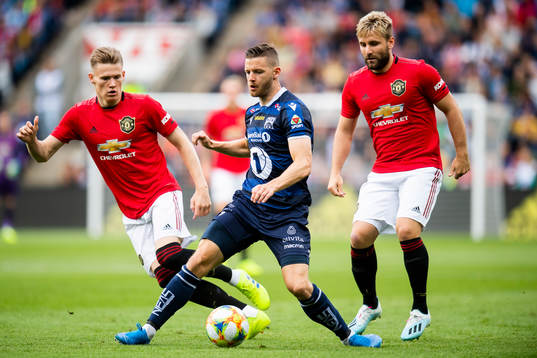 Scott McTominay of Manchester United, Bendik Bye of