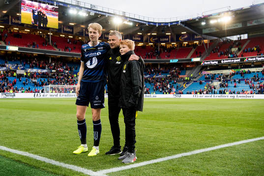 Noah Solskjær of Kristiansund, Ole Gunnar Solskjær,