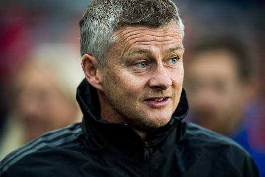 Ole Gunnar Solskjær, manager of Manchester United