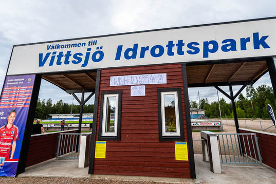 Entrén till Vittsjö Idrottspark