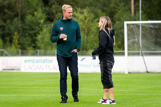 Rosengårds tränare Jonas Eidevall och Jelena Cankovic