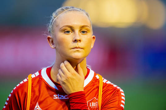 Limhamn Bunkeflos Beatrice Persson deppar  fotbollsmatchen