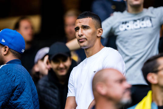 Nabil Bahoui of AIK in the stands