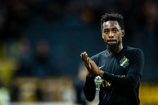Heradi Rashidi of AIK looks dejected