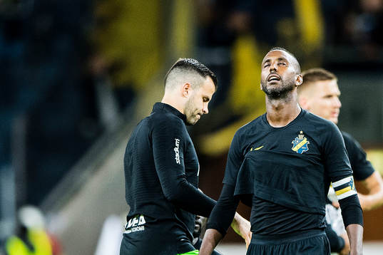 Henok Goitom of AIK looks dejected