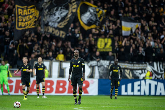 Henok Goitom of AIK looks dejected