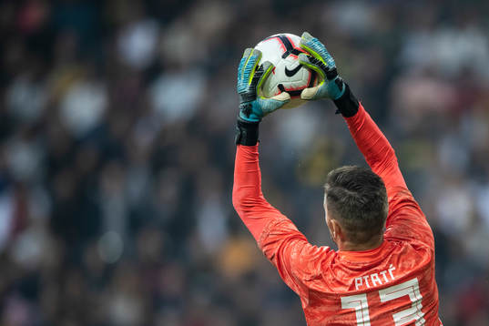 Goalkeeper Kenan Piric of Maribor