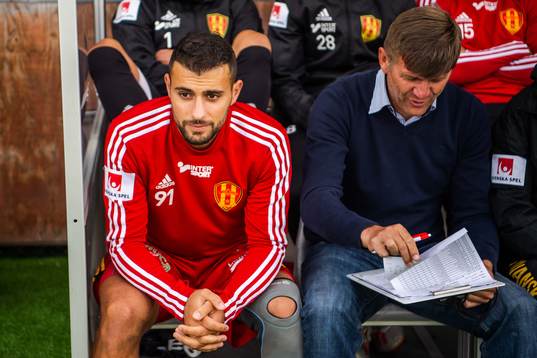Syrianskas tränare Mattias Genc och tränare Mladen