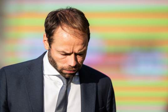 Head coach Andreas Alm of Häcken looks dejected