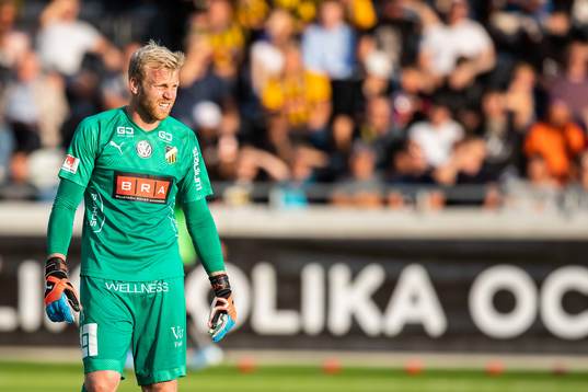 Goalkeeper Peter Abrahamsson of Häcken