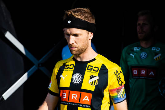 Rasmus Lindgren of Häcken prior to the UEFA Europa League