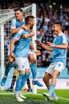 Rasmus Bengtsson, Marcus Antonsson and Markus Rosenberg of