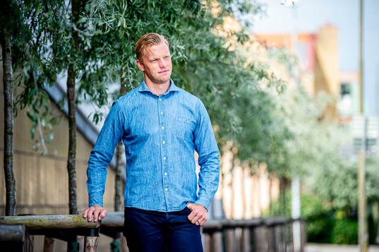Ishockeyspelaren Carl Söderberg i NHL-klubben Arizona