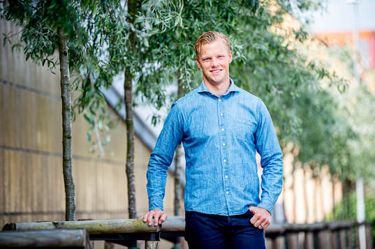Ishockeyspelaren Carl Söderberg i NHL-klubben Arizona