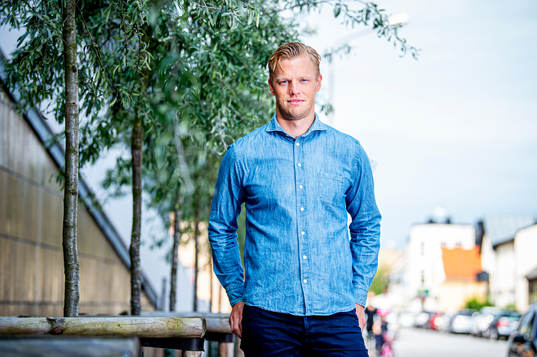 Ishockeyspelaren Carl Söderberg i NHL-klubben Arizona
