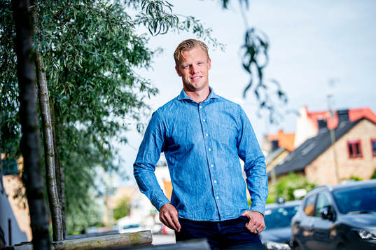 Ishockeyspelaren Carl Söderberg i NHL-klubben Arizona