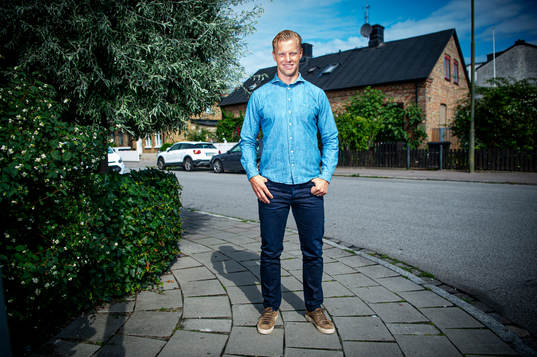 Ishockeyspelaren Carl Söderberg i NHL-klubben Arizona