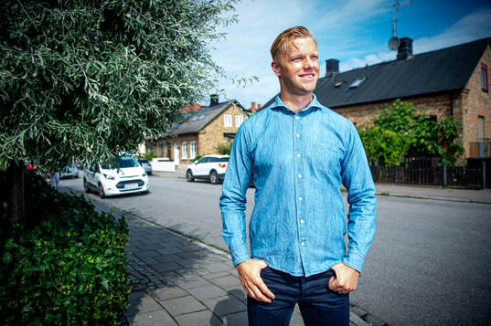 Ishockeyspelaren Carl Söderberg i NHL-klubben Arizona