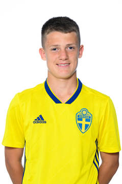 Melvin Berg i P15-landslaget